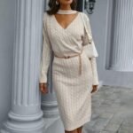 Temperament Is As Gentle As Orchid Midi Dress