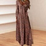 Boho Warmth Classic Maxi Dress
