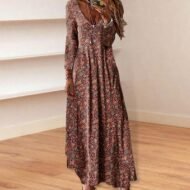 Boho Warmth Classic Maxi Dress