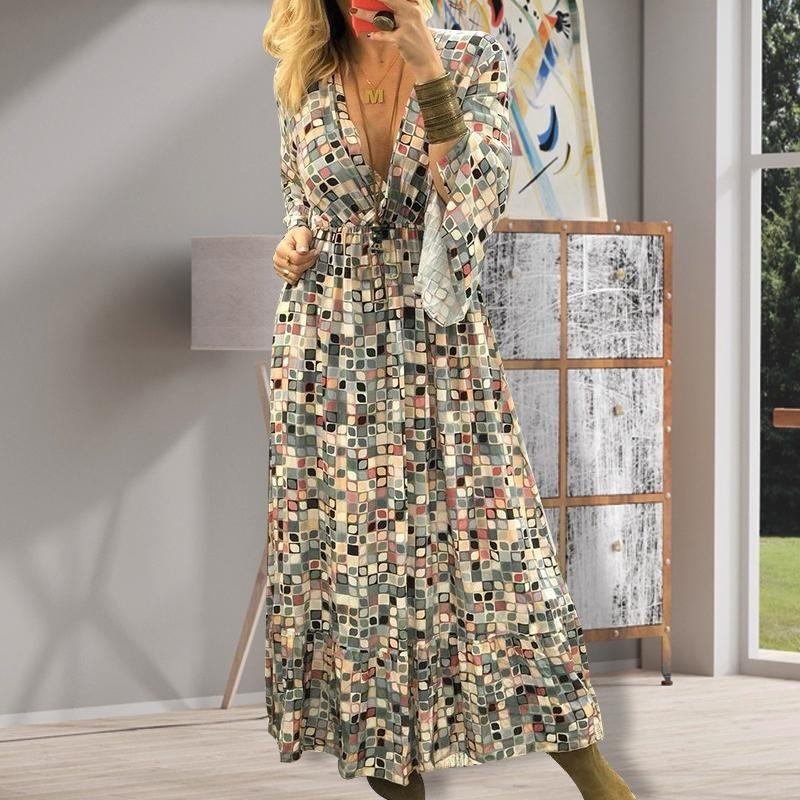 Wechat-IMG488.jpg Mosaic For Beauty Maxi Dress - Image 1