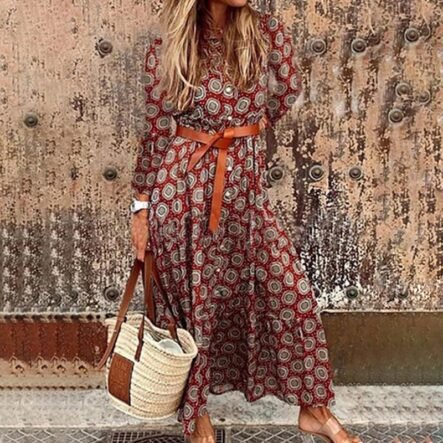 Shuttle Through The Bright Starry Sky Maxi Dress